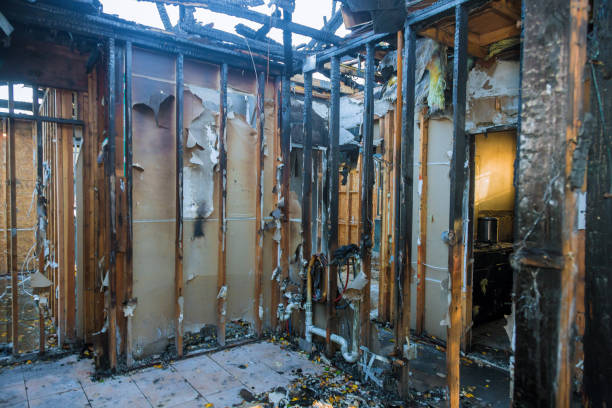 Professional Soot Cleanup technician working in Bemidji, MN